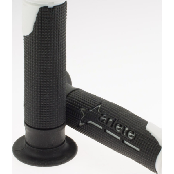 MotorradGriffgummi, Griffgummi Lenkergriffe (Paar) Scooter-125mm / schwarz-weiß