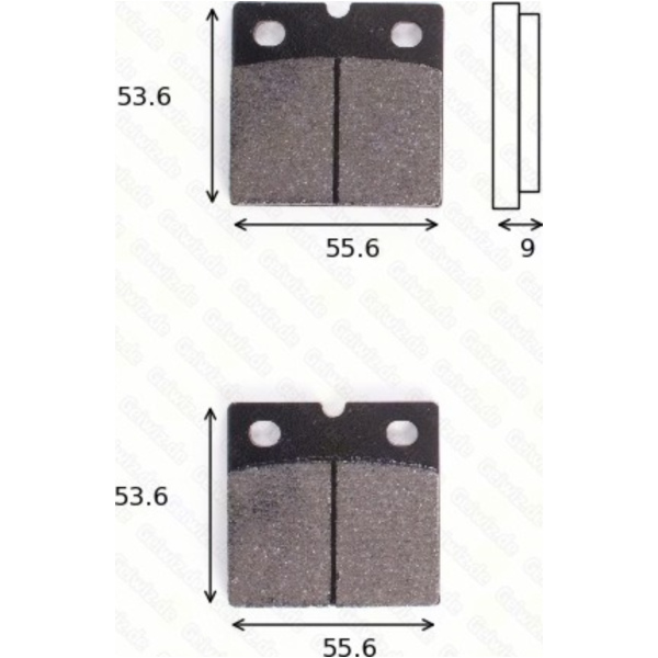 TRW disk brake pads MCB 19 ABE approved