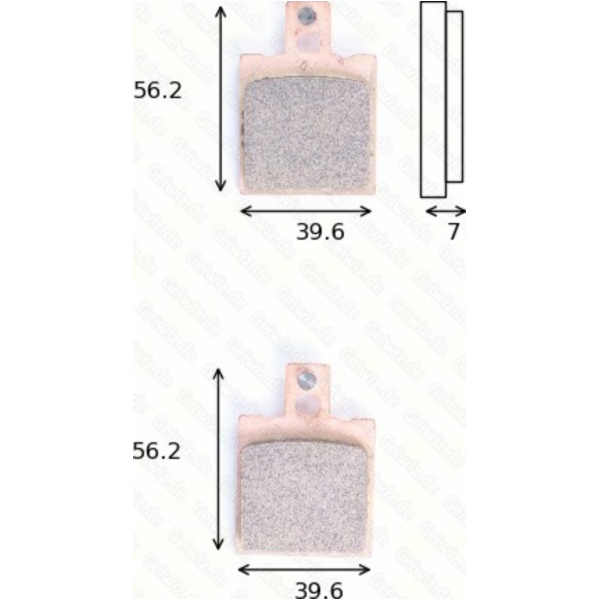 disk brake pads MCB 75 SI ABE approved