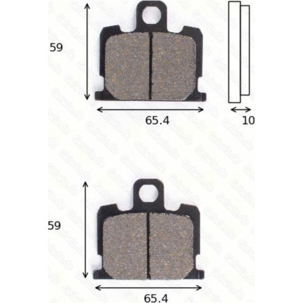 disk brake pads MCB 521 ABE approved