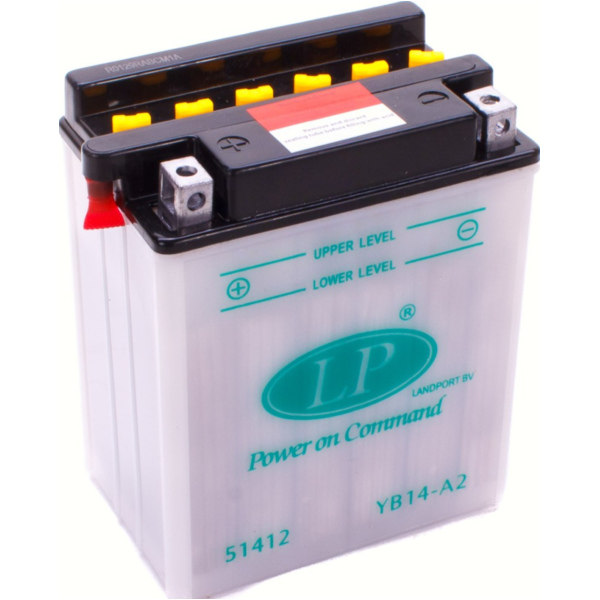 YB14-A2 DIN51412 12V 14AH Dry-Batterie 134x89x164mm