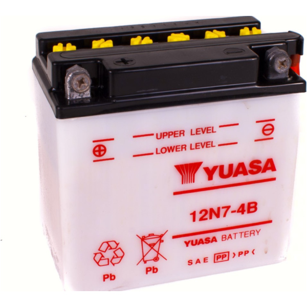 Akku, Motorradbatterie 12N7-4B 12V/7AH Dry-Batterie
