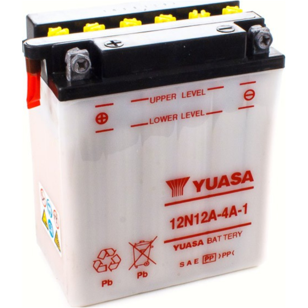 Akku, Motorradbatterie 12N12A-4A-1 12V/12AH Dry-Batterie 12V/12AH 136x82x162mm