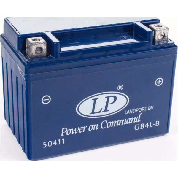 YB4L-B / GB4L-B 12V/4AH DIN50411 GEL-battery 121x71x93mm fitting for VESPA LX  125 M68 2009, 