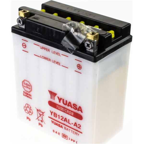 YB12AL-A2 DIN51213 dry-battery 136x82x162mm fitting for BMW F 650  800 E8GS/K72 2008, 71 PS, 52 kw