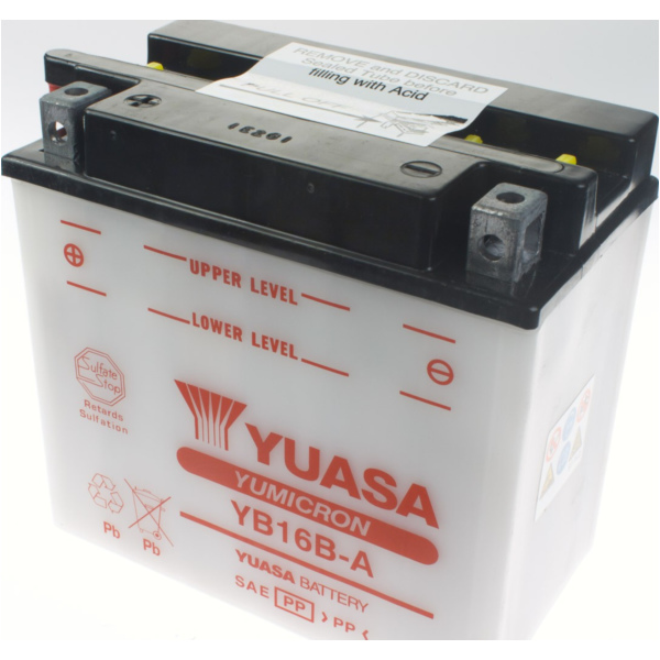YB16B-A 12V/16AH DIN51615 dry-battery 160x90x161mm