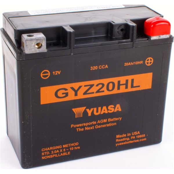 GYZ20HL(WC) 12V/20AH SLA high performance battery L175xB87xH15mm