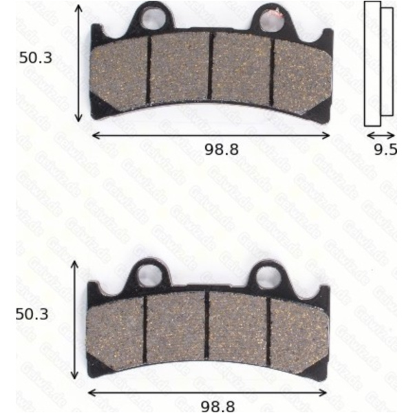 disk brake pads MCB 656 SRQ