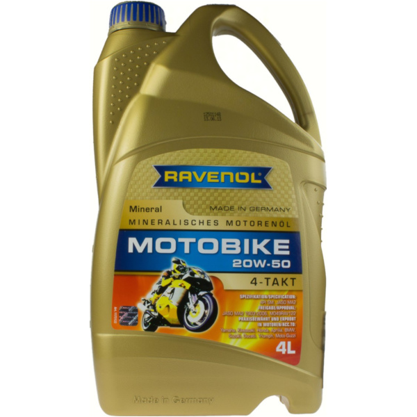 20W-50 4-Takt-Motorradöl mineralisch 4L.