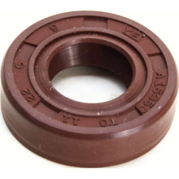 Shaft seal 11x22x6, for: FKM, with dust lip