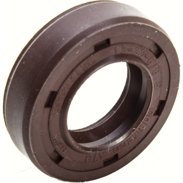 Shaft seal 12x22x6/6,5, for: FKM, with dust lip
