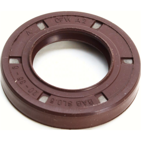 Shaft seal 20x35x6, for: FKM, with dust lip