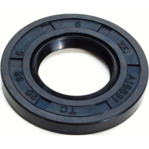 Shaft seal 20x38x5, NBR, with dust lip