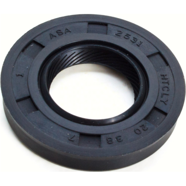 Shaft seal 20x38x7, NBR, with dust lip