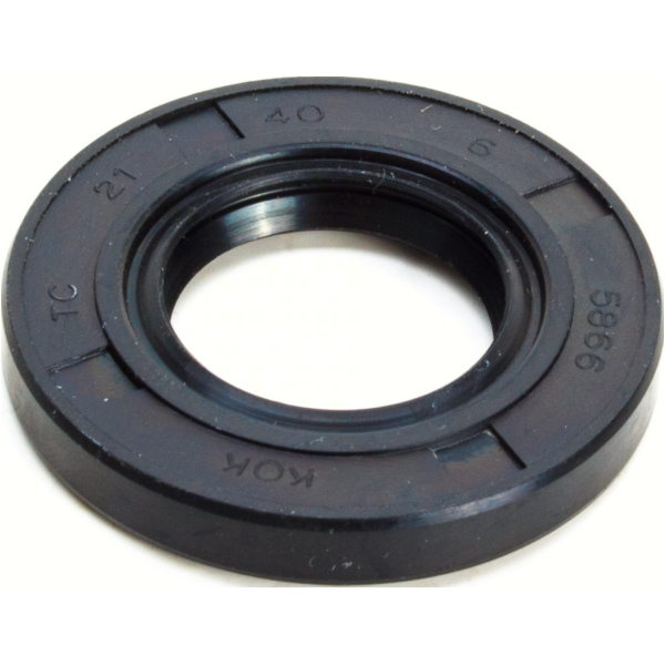 Shaft seal 21x40x6, NBR, with dust lip
