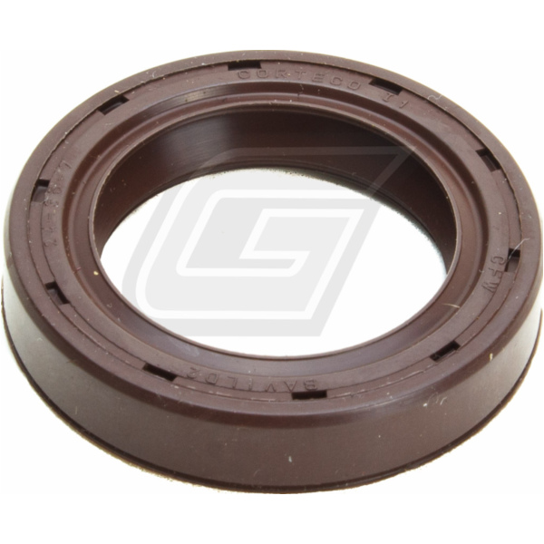 Shaft seal 24x35x7, for: FKM, with dust lip