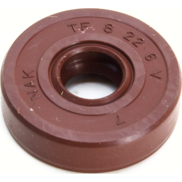 Shaft seal 8x22x6, for: FKM, with dust lip