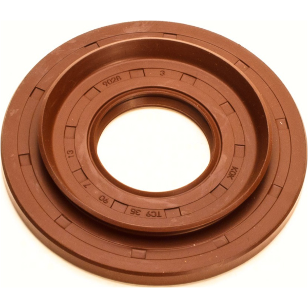 Shaft seal 90x35x7/13, for: FKM, with dust lip