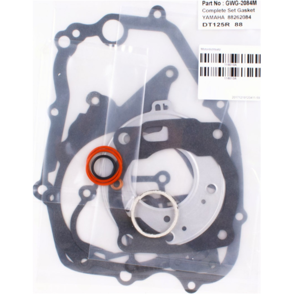 Zylinderdichtung, Motordichtungen Motordichtsatz für Yamaha DT-R/TDR/TZR 125 passend für Yamaha DT  125 4BL 1992, 12 PS, 9 kw