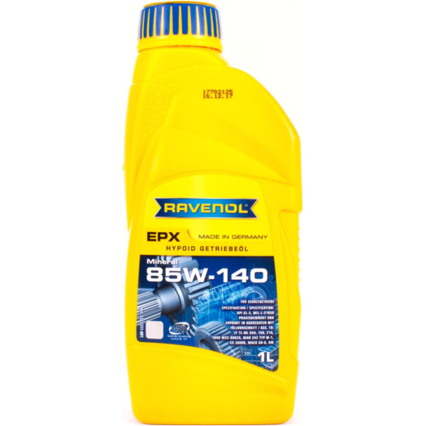 EPX motogear oil - hypoid gear box oil SAE 85W-140 GL5 1L