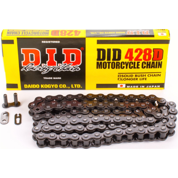 chain standard D, 428, 118 with clip lock / usable up to 11,03kW (15HP) fitting for Yamaha YBR ED 125 RE054 2017, 