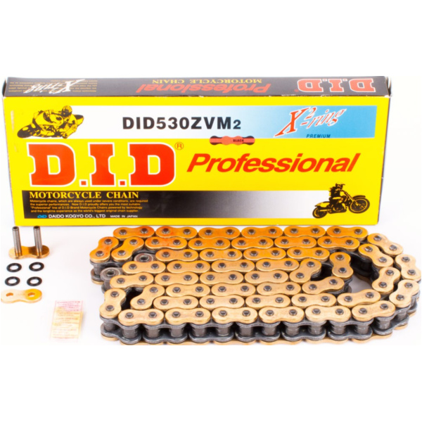 chain X-ring super reinforced ZVMX G&G 104 with rivet lock / recommended from 88kW (120HP) / up to 1300cc fitting for Suzuki GSX Katana 400 GS40XF 1981, 42 PS, 31 kw
