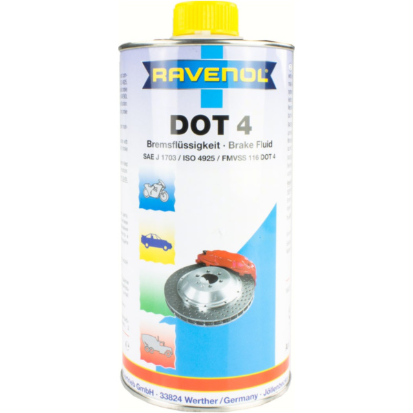RAVENOL DOT 4 (1 Liter) passend für Suzuki GS Gussrad 550 GS550 1978, 49 PS, 36 kw