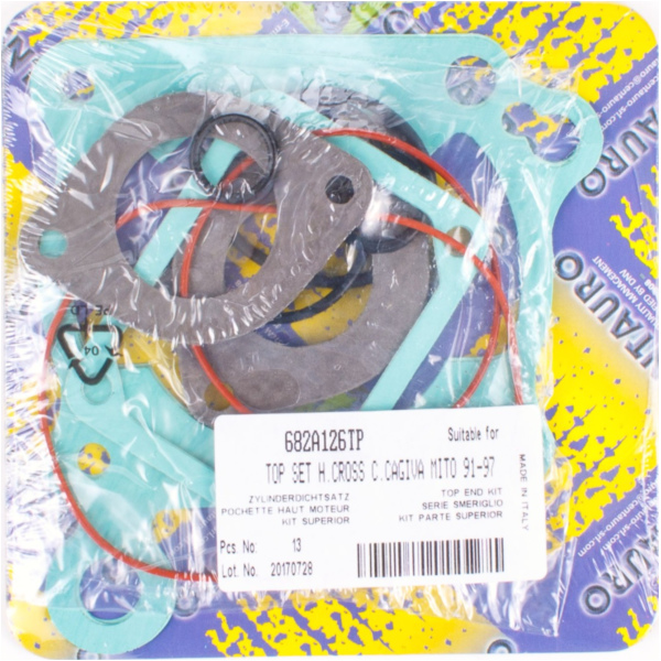 cylinder gasket set cpl. For Mito / 682A126TP fitting for Cagiva Raptor  125 N301AB 2005, 15 PS, 11 kw