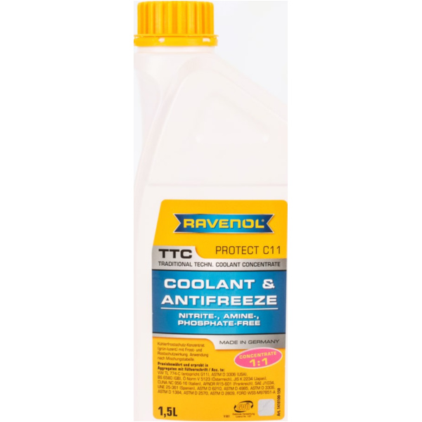 coolant TTC-C11, nitirite-, amine-, phosphate-free. 1,5L. fitting for MZ/MUZ Baghira  660  1997, 