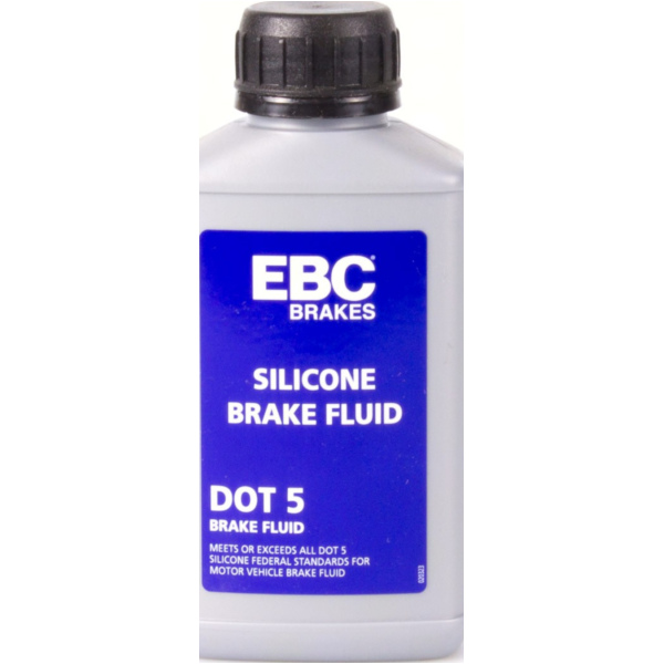 brake fluid DOT 5.0 (silicone based), 250ml fitting for Kawasaki GPZ  500 EX500D 1998, 60/50/34/27 PS, 44/37/25/20 kw