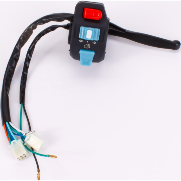 left handle switch assy with brake lever - version 2 fitting for Baotian BT50QT-9 Ecobike 50 BT50QT-7 2008, 