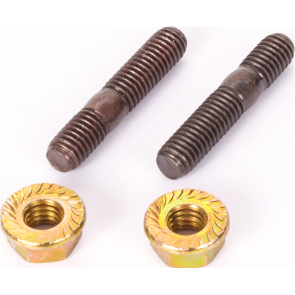 exhaust stud bolt set incl. nuts - M6 x M6 x 32mm fitting for MBK YN Ovetto 100 SB042 2002, 6,8 PS, 5 kw