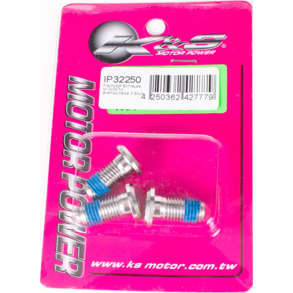 pan head screw M10x20/16 for brake disc - set of 3 pcs