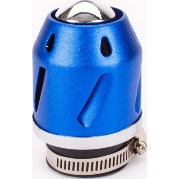 air filter Grenade blue straight version 28/42mm carb connection (adapter) fitting for Aprilia SR Ditech Racing 50 RLD10 2005, 4,5 PS, 3,3 kw