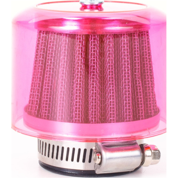 air filter Air-System metal gauze filter 35mm straight version red shield fitting for Gilera Runner Soul Modelle 125 M46301 2012, 15 PS, 11 kw
