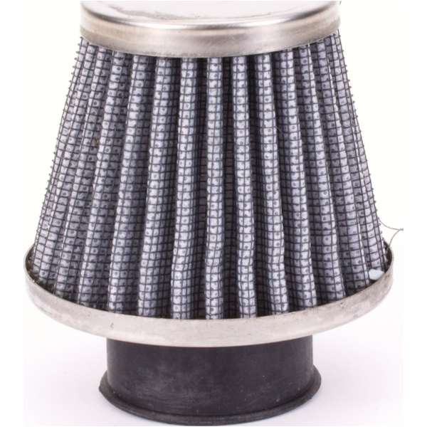 Luftfilter Powerfilter 28-50mm Chrom passend für Piaggio MP3  400 M64200 2010, 32,6 PS, 24 kw