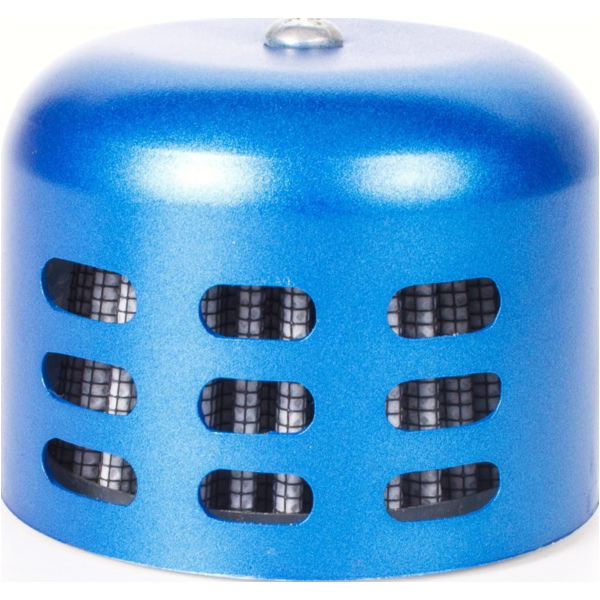 Luftfilter Powerfilter Alu Kappe 28-44mm blau passend für Piaggio MP3  400 M64200 2010, 32,6 PS, 24 kw
