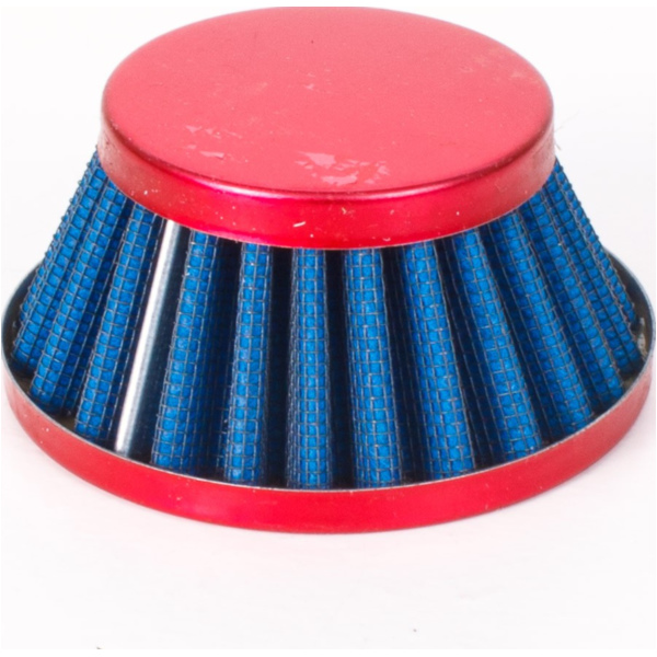 Luftfilter Powerfilter Shorty 44-58mm rot passend für Piaggio MP3  400 M64200 2010, 32,6 PS, 24 kw