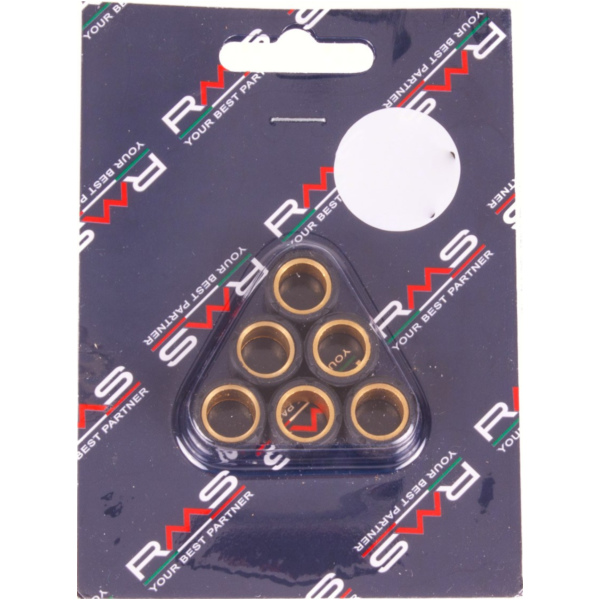 Variomatikgewichte, Variomatikrollen 6,5 Gr. Variatorrollenkit 16X13 6PZ passend für Peugeot Speedfight Ultimate Edition 50 VGA S1BBBA/BBCA 2008, 4,6 PS, 3,4 kw