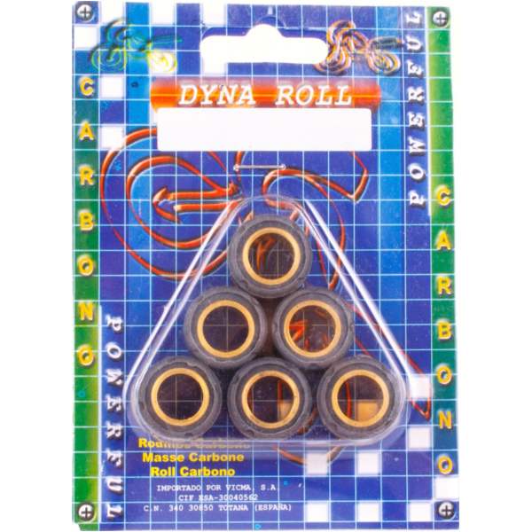 8,5 Gr. Carbon roller kit 19x15 - MC20-1915-85