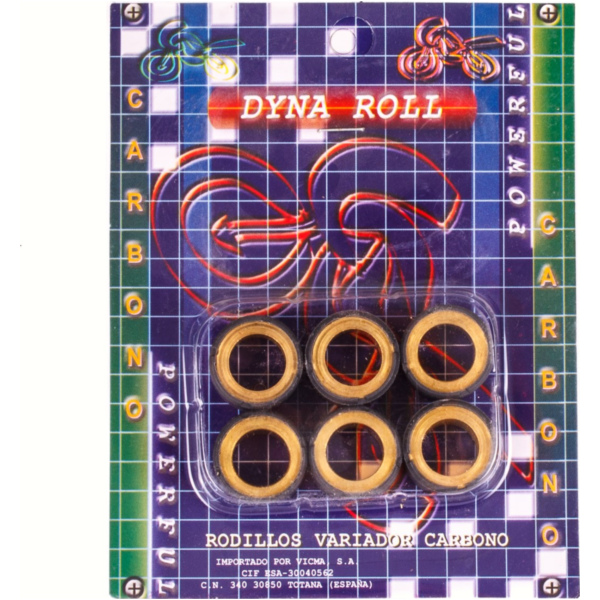 26 Gr. Carbon roller kit 23x18 - MC20-2318-260