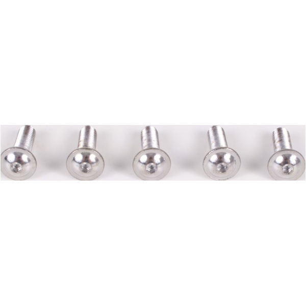 Verkleidungsschrauben Edelstahl M6x20 mit Kunstoff U-Scheiben (5er Set)