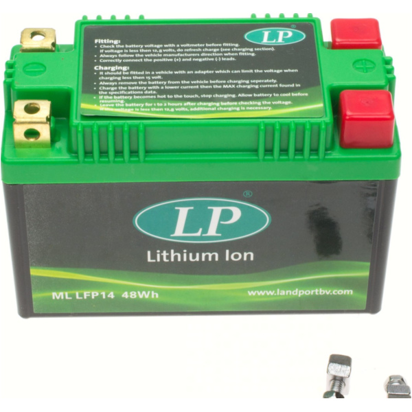 Lithium-Ionen 48Wh Batterie LFP14 (Neueste Generation) passend für Suzuki GSX Katana 400 GS40XF 1981, 42 PS, 31 kw