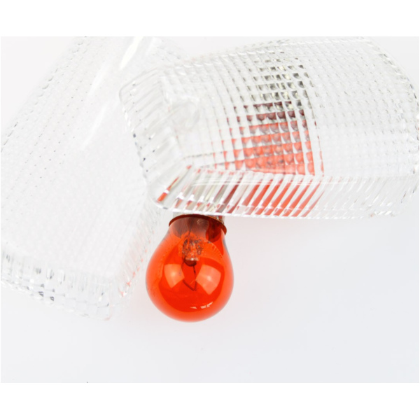 indicaror glass transparent/orange lamp ORANGE, pair Compare no. 51L-83342-01, homologated fitting for Yamaha XV Virago 535 2YL 1996, 44 PS, 32 kw