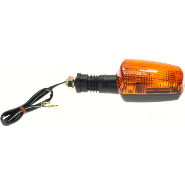 Blinkleuchte, Blinklicht Blinker vorne rechts/hinten links, für: Yamaha FZ/FZR/FJ/XJ, Armlänge 55mm, Vergl. Nr. 1UJ-83310-00, E-GEPR passend für Yamaha TZR  250 2MA 1987, 50 PS, 37 kw