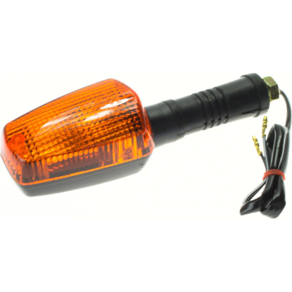 Blinkleuchte, Blinklicht Blinker vorne links/hinten rechts, für: Yamaha FZ/FZR/FJ/XJ, Armlänge 85mm, Vergl. Nr. 1UJ-83320-00, E-GEPR passend für Yamaha TZR  250 2MA 1987, 50 PS, 37 kw