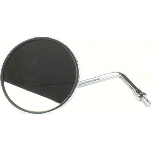 mirror left chrome M10 right hand thread (single) short arm