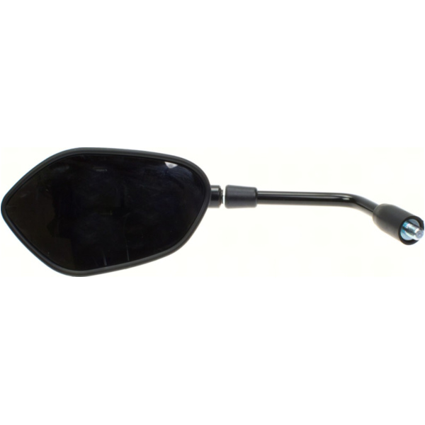Mirror left black M10 right hand thread (single)