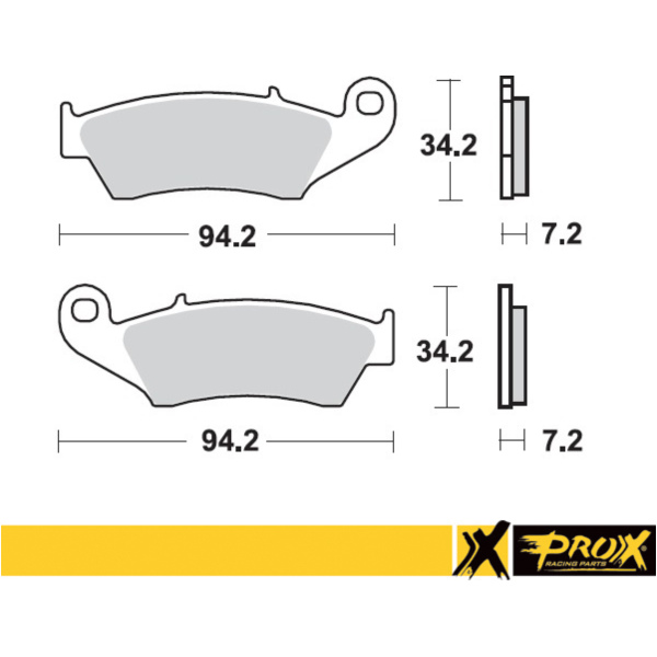 Bremsbeläge for CRF250/450R '02-20 + KX250F/450F '04-20