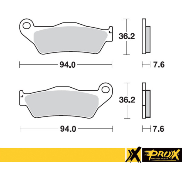 Bremsbeläge für KTM125/150/200/250/300/350/450/525/530 passend für Sherco SE Racing 300  2015, 